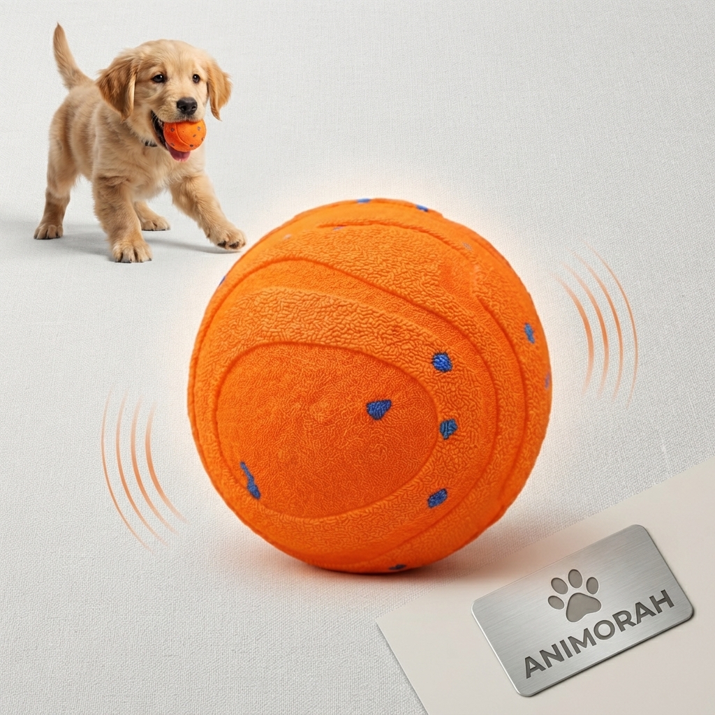 Balle interactive rebondissante pour chien | Animorah