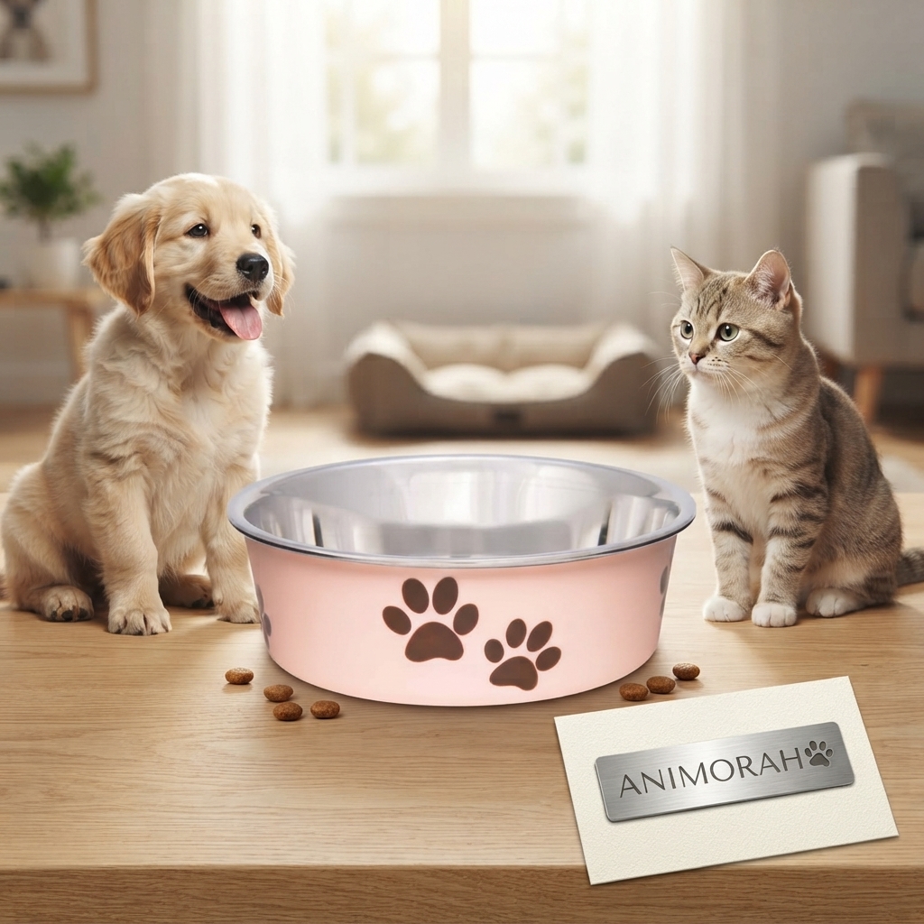 Bols pour chiens et chats en acier inoxydable | Animorah