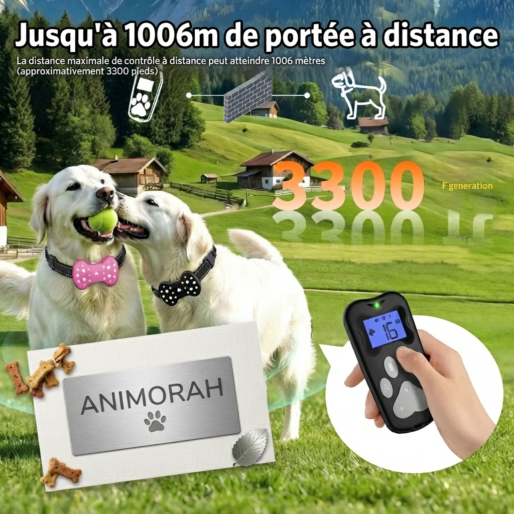 Dispositif de dressage à distance pour chiens | Animorah