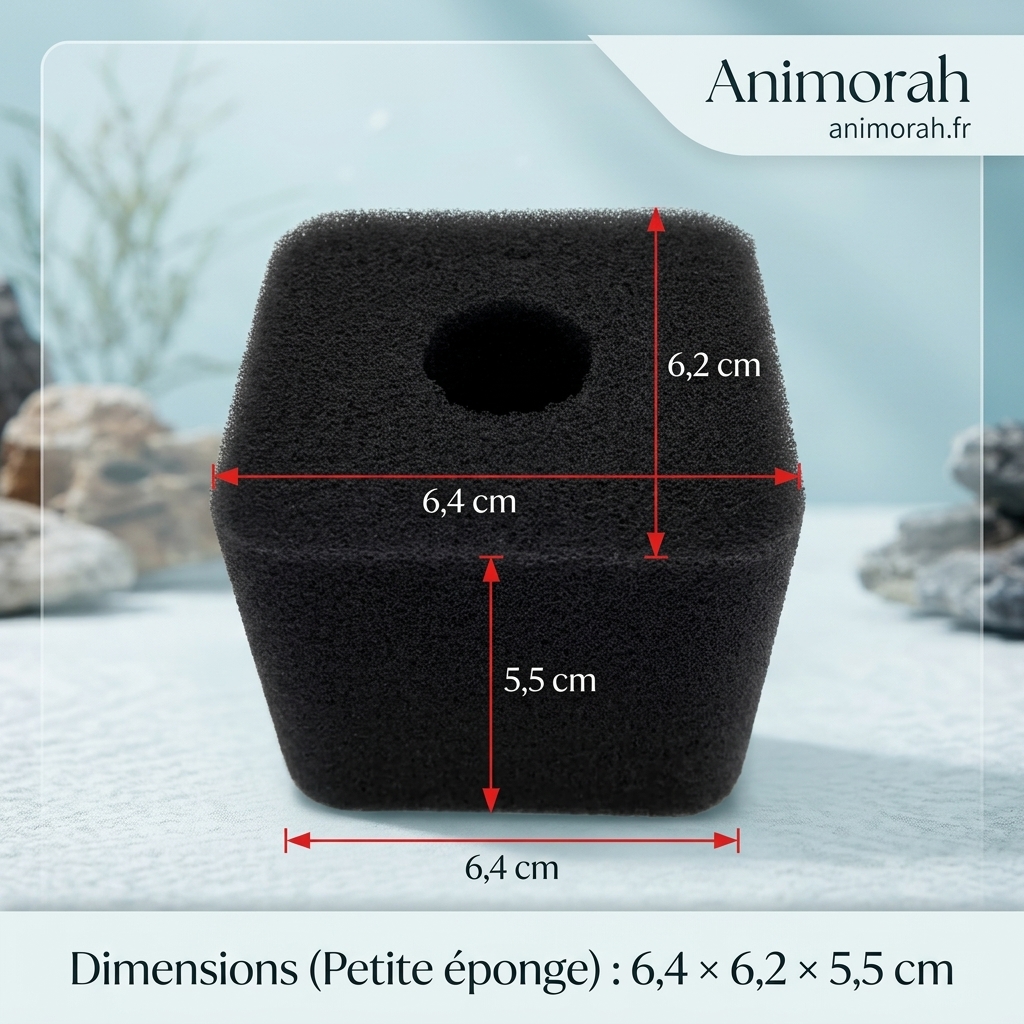 Éponge filtrante biochimique pour aquarium | Animorah