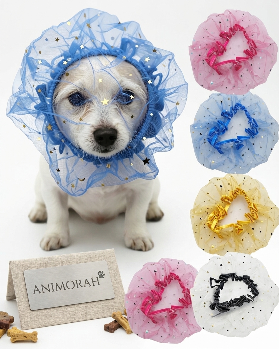 Paquet de 8 capuches anti-léchage pour chien | Animorah