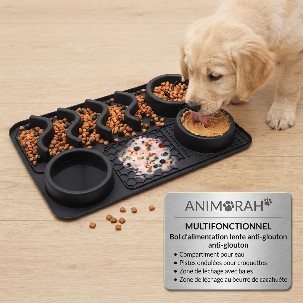 Tapis de léchage en Silicone pour chien | Animorah