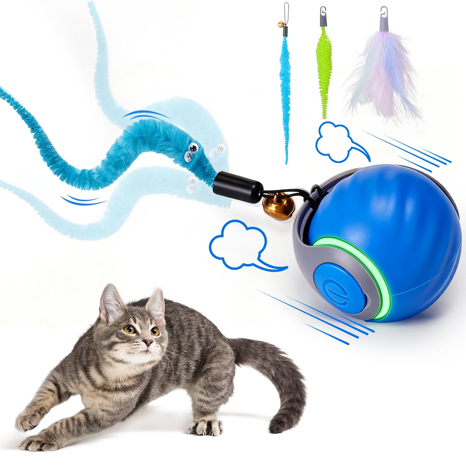 Balle interactive pour chat | Animorah