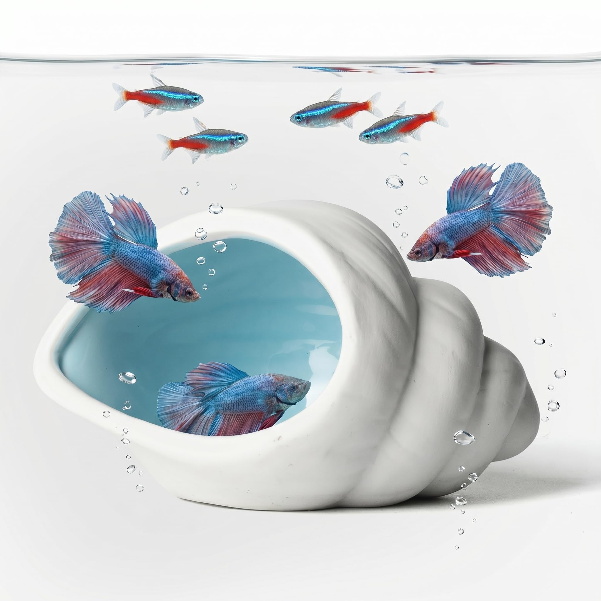 Grotte d'aquarium en céramique pour décor d'aquarium | Animorah