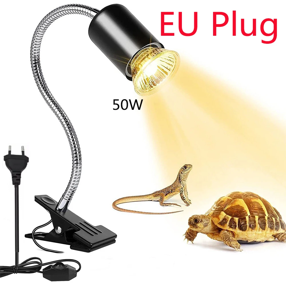Lampe chauffante pour reptiles 50W UVA UVB | Animorah